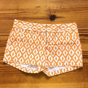 Gameday Lilly Pulitzer Orange and White Shorts